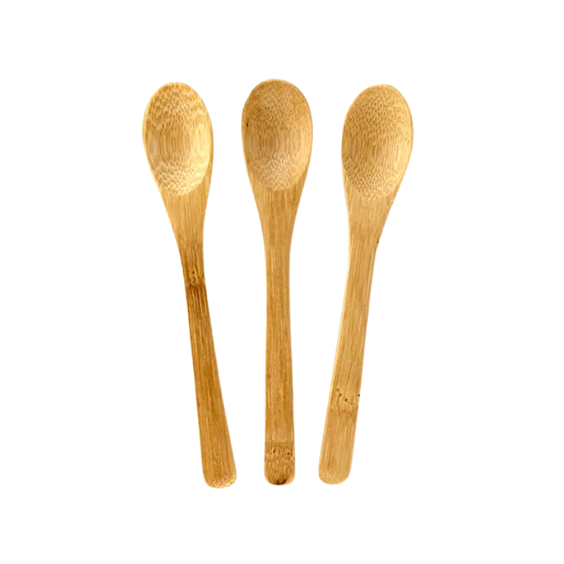 Kit de bamboo com três colheres