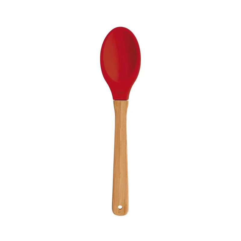 Colher De Silicone Com Bambu
