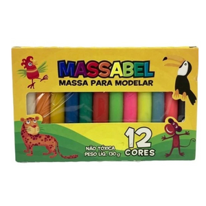 Massa de modelar 130g 12 unidades