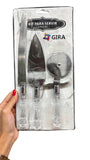 Kit para servir 3 pcs cabo acrilico