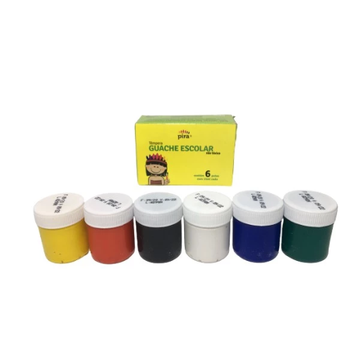 Tinta Guache 6 cores