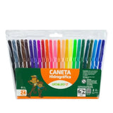 Canetinha Hidrografica 24 Cores